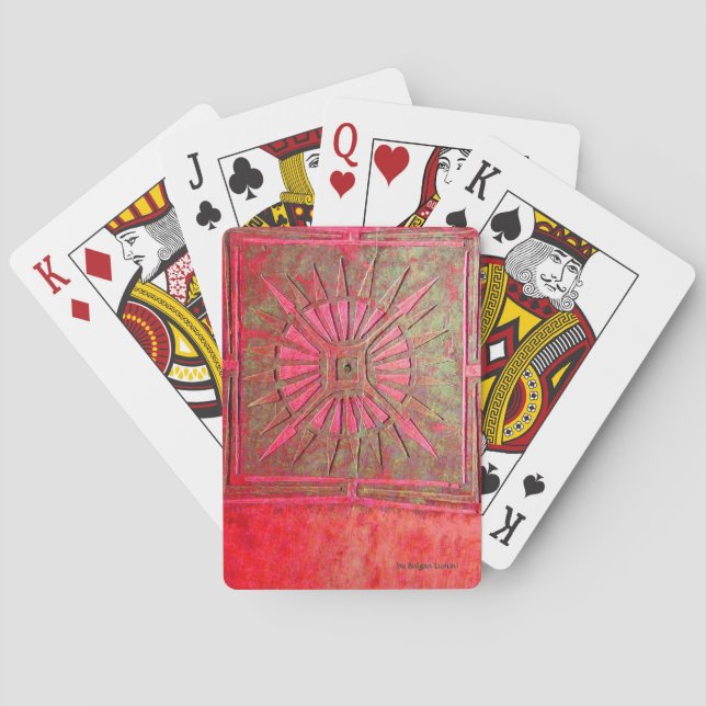 Jeu De Cartes STAR DU MATIN Red Green (dos)