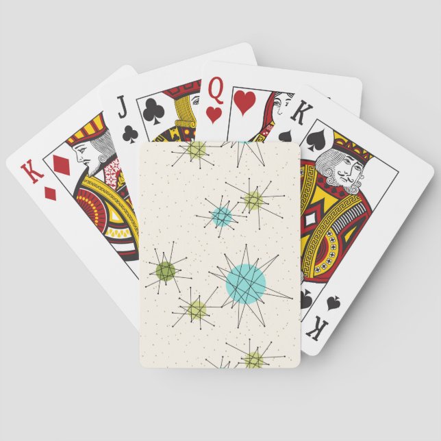 Jeu De Cartes Starbursts Atomique Iconique Jouer Des Cartes (dos)