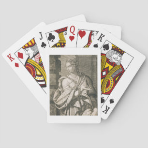 Jeu De Cartes Statilia Messalina troisième femme de Nero (gravur