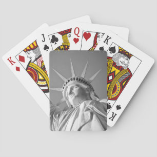 Jeu De Cartes Statue blanche noire de la Liberté