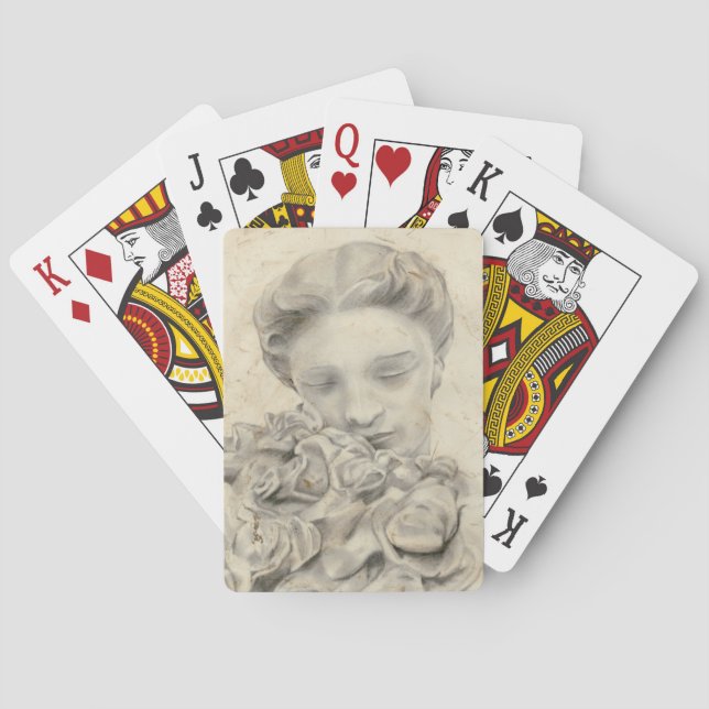 Jeu De Cartes Statue dans le Jardin I (dos)