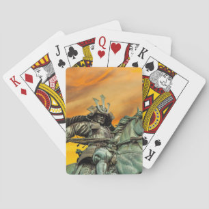 Jeu De Cartes Statue de Kusunoki Masashige, Japon