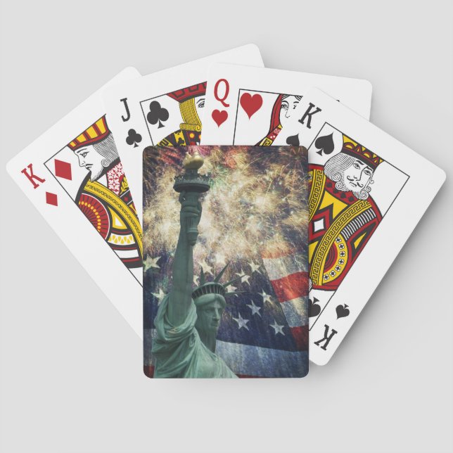 Jeu De Cartes Statue de la Liberté (dos)