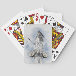 Jeu De Cartes Statue grecque classique Athéna