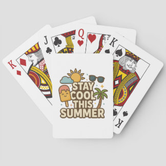 Jeu De Cartes Stay Cool This Summer - Cute Summer Ice Cream Tee