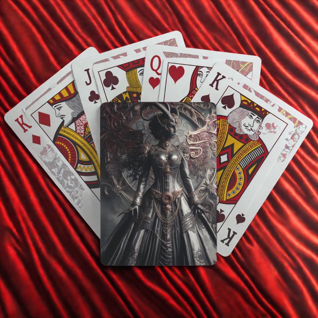 Jeu De Cartes Steampunk Fantasy Darkness Demon Fashion  (Créateur téléchargé)