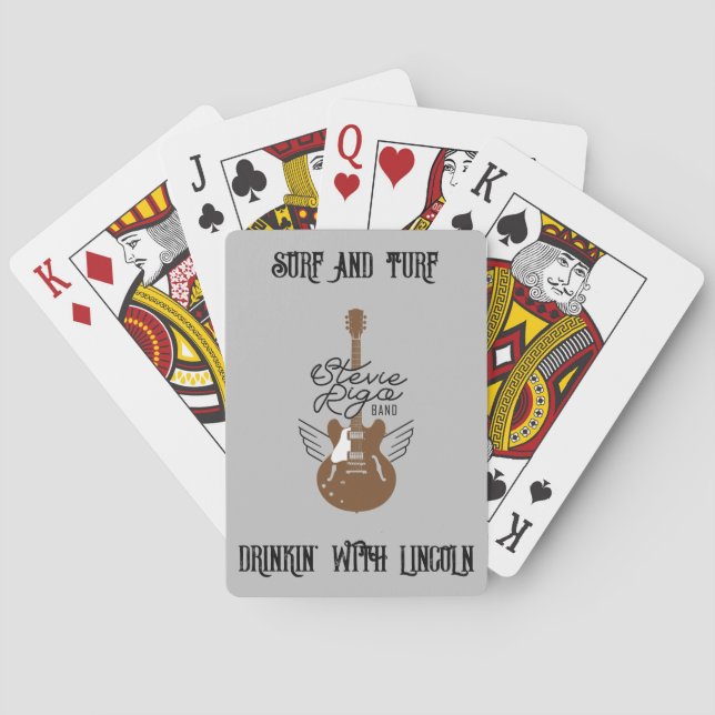 Jeu De Cartes Steve Rigo Band Jouer des cartes (dos)