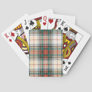 JEU DE CARTES STEWART ROBE FAMILIALE TARTAN