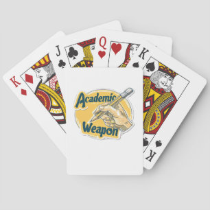 Jeu De Cartes Sticker d'arme académique classique