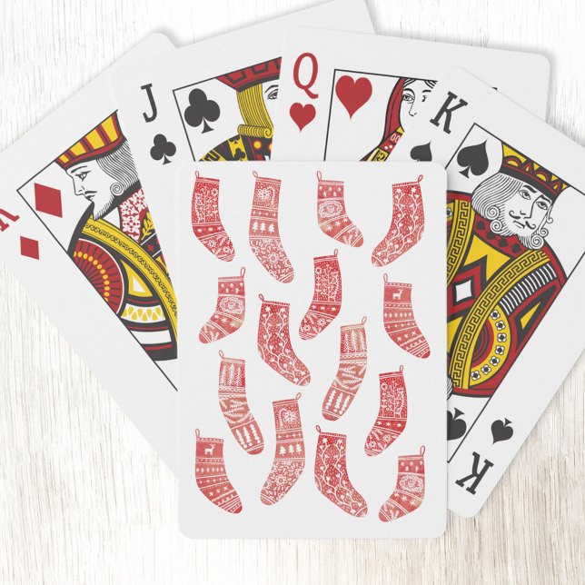 Jeu De Cartes Stockage de Noël nordique (Nordic Stockings playing cards)