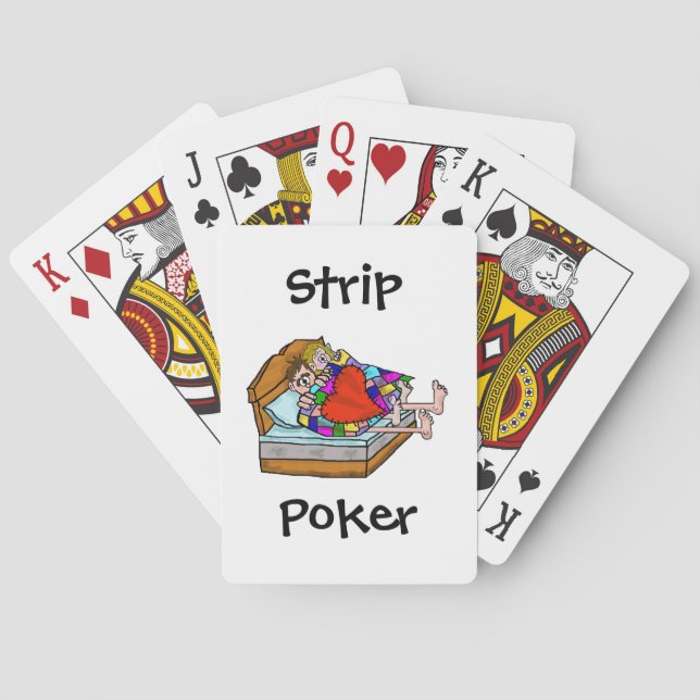Jeu De Cartes Strip Poker Lecture Cartes (dos)