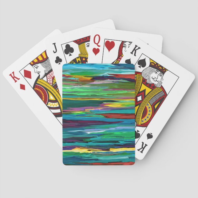 Jeu De Cartes Stripesa ~ Cartes de jeu / Poker Standard 2 (dos)