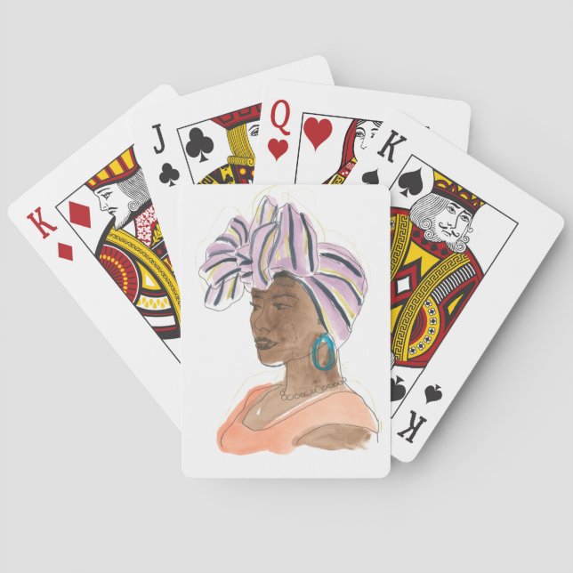 Jeu De Cartes Strong et Beautiful Woman (dos)