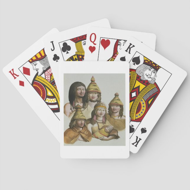Jeu De Cartes Studies of native americans (dos)