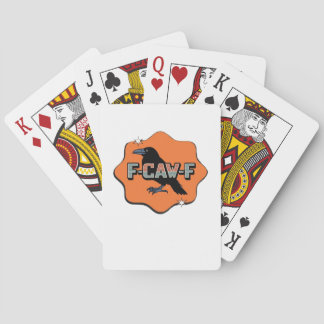 Jeu De Cartes Style décontracté tendance F Caw F Classique