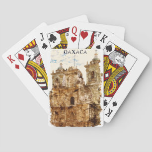 Jeu De Cartes Style Oaxaca Mexique Temple de Santo Domingo