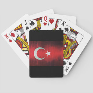 Jeu De Cartes Stylized Flag of Turkey