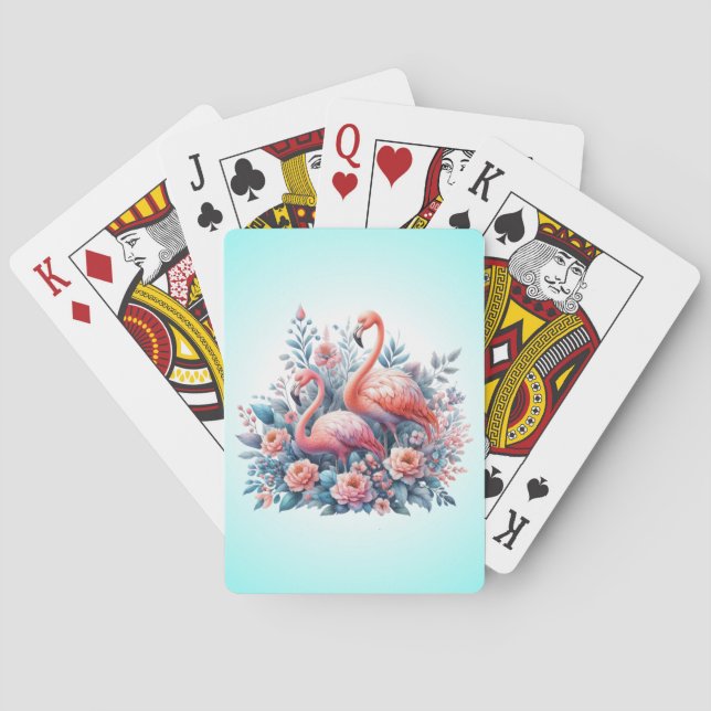 Jeu De Cartes Sublimation Flamant rose (dos)