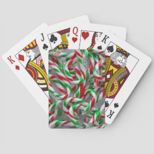 Jeu De Cartes Sucre de canne de Noël motif