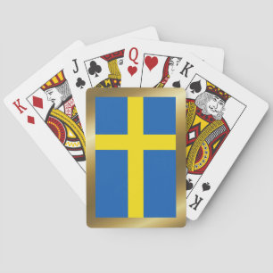 Jeu De Cartes Suède Drapeau Jouer des cartes
