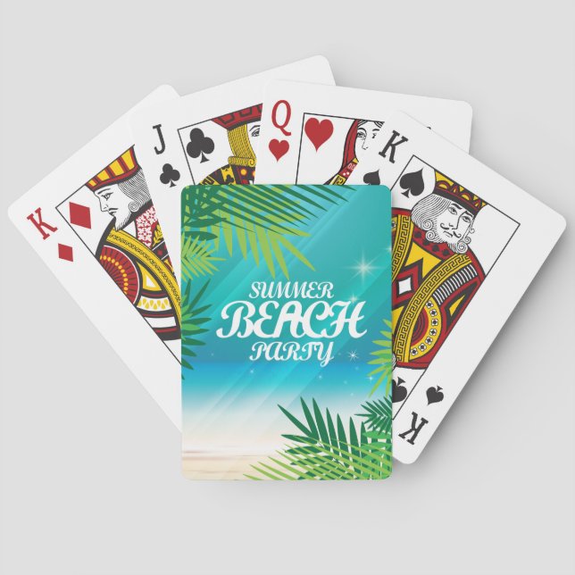 Jeu De Cartes Summer Beach Party (dos)