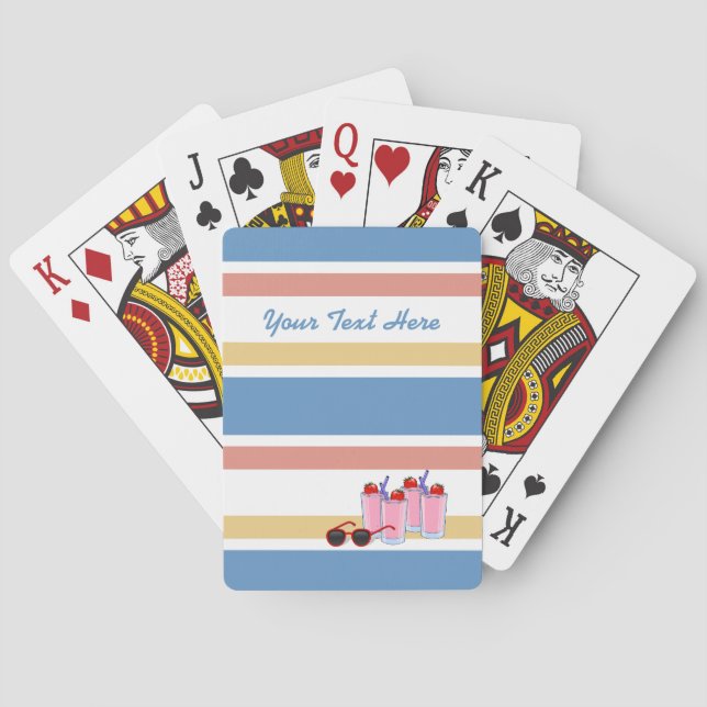 Jeu De Cartes Summer Fun carte à jouer (dos)