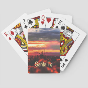Jeu De Cartes Sun Set Père Noël Fe New Mexico