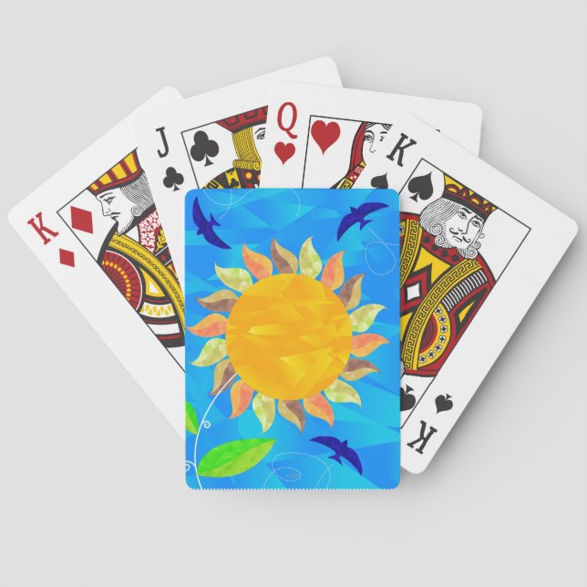 Jeu De Cartes Sunflower (dos)