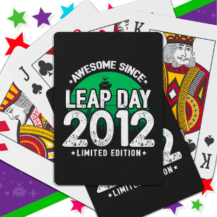 Jeu De Cartes Super depuis 2012 Leap Année Jour Février 29 Anniv