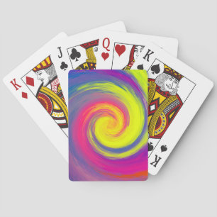 Jeu De Cartes Super spirale spirale Abstraite
