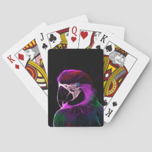 Jeu De Cartes Superbe perroquet à la lueur de prune