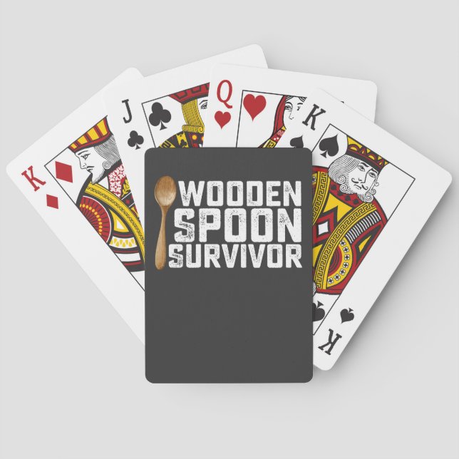 Jeu De Cartes Survivant de la cuillère en bois (dos)