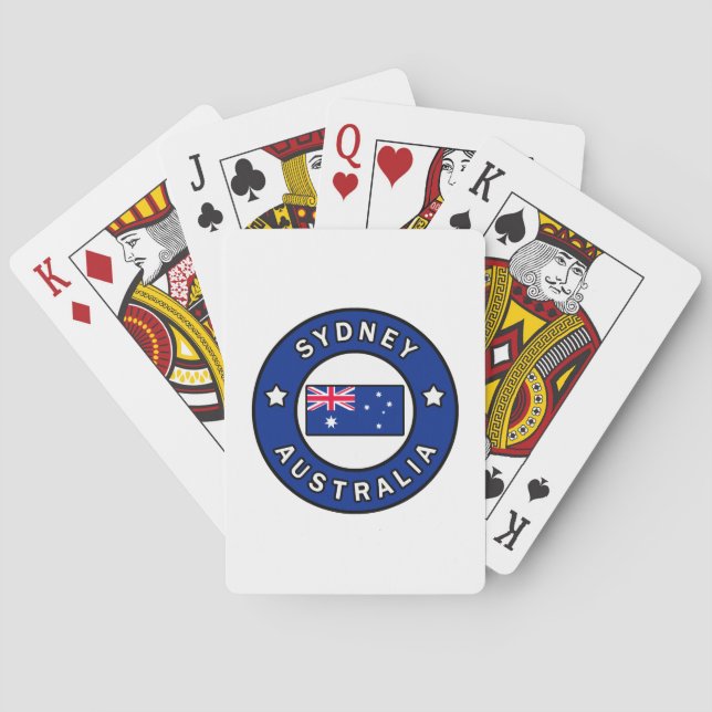 Jeu De Cartes Sydney Australie (dos)