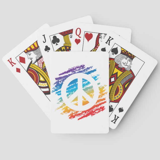 Jeu De Cartes Symbole de la paix (dos)