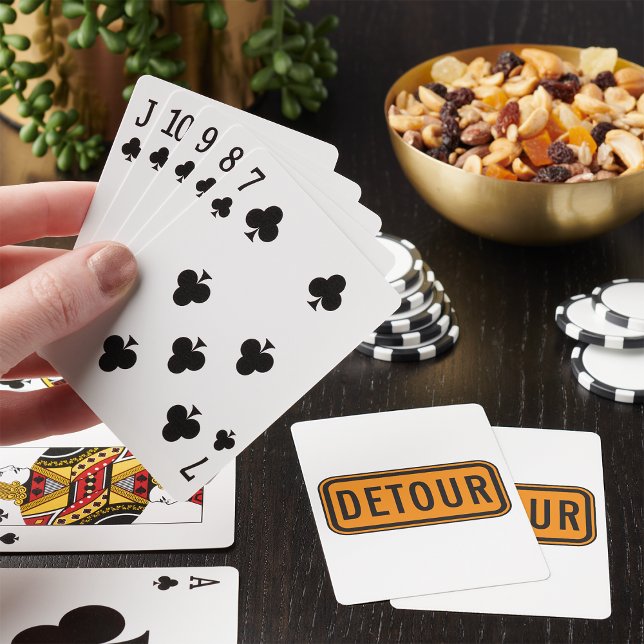 Jeu De Cartes Symbole de la route Detour (Créateur téléchargé)