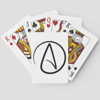 Jeu De Cartes Symbole de l'athéisme - Signe athée