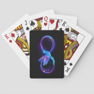 Jeu De Cartes Symbole de Neon Infinity par Glowing Hummingbird