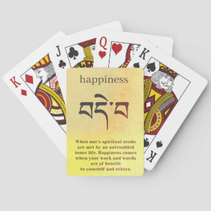 Jeu De Cartes Symbole du bonheur