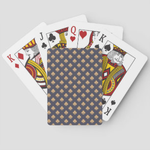 Jeu De Cartes Symbole du club Motif gris clair