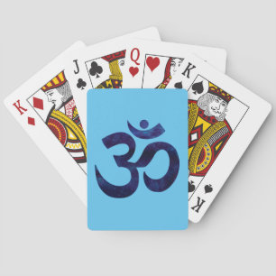 Jeu De Cartes Symbole Ohm Om Signe Yoga Méditation Zen