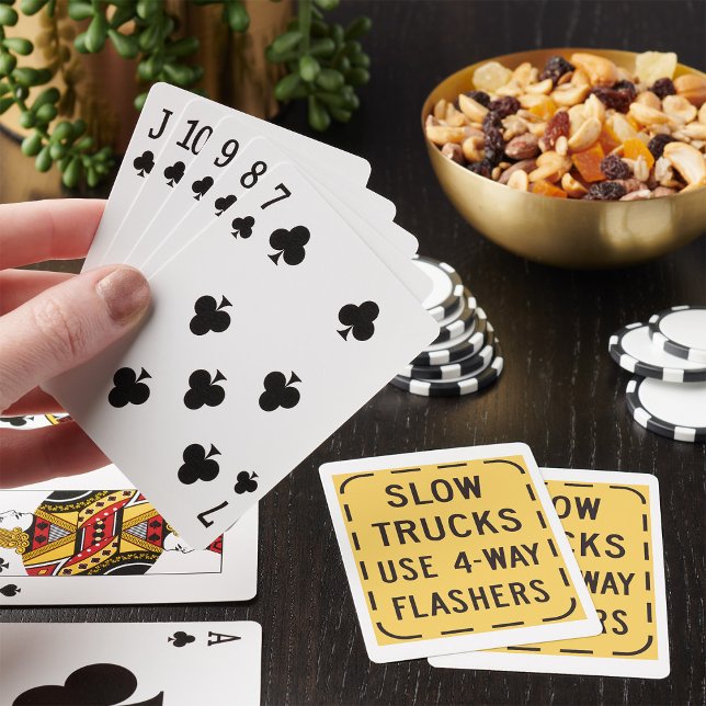 Jeu De Cartes SYMBOLE ROUTIER DES Camions Lents (Créateur téléchargé)