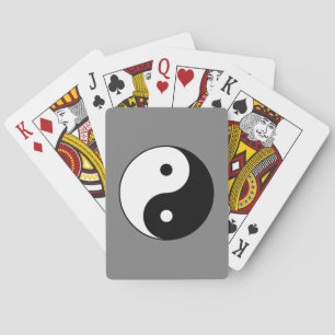 Jeu De Cartes SYMBOLE YIN ET Yang (Taijitu taoïste chinois)