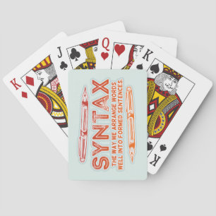 Jeu De Cartes Syntaxe Funky Structure de la phrase Grammaire