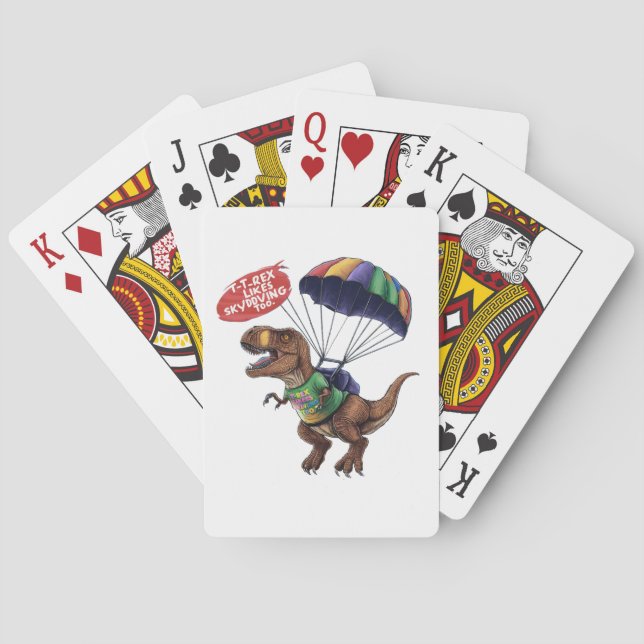 Jeu De Cartes T-Rex (dos)