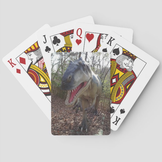 Jeu De Cartes T-Rex Dinosaur Jouer Cartes (dos)