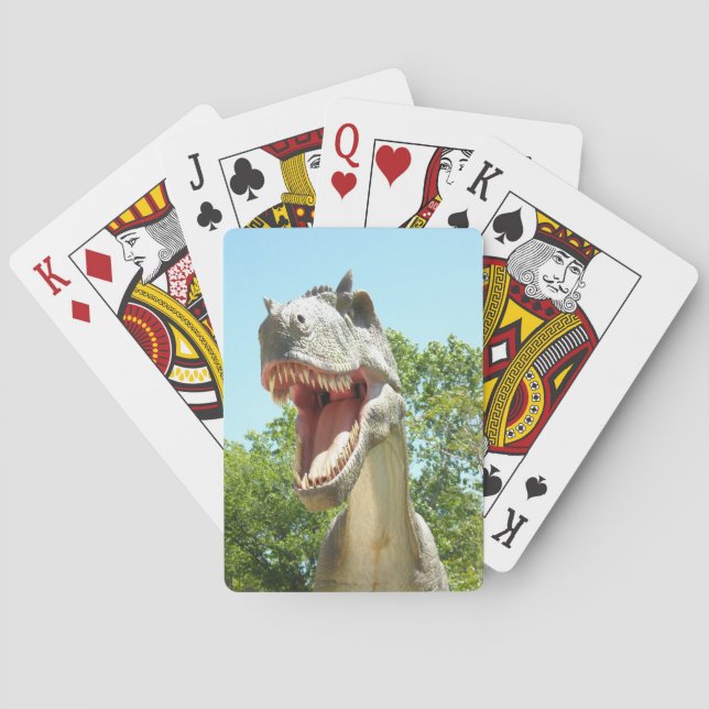 Jeu De Cartes T-Rex Dinosaures (dos)
