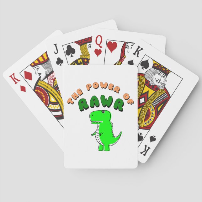 Jeu De Cartes T-Rex La Puissance De La Révolution (dos)