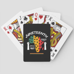 Jeu De Cartes T-shirt Juneteenth Depuis le 19 juin 1865 Free Ish