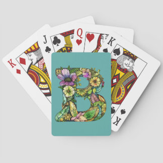 Jeu De Cartes T-shirt monogramme B généreux