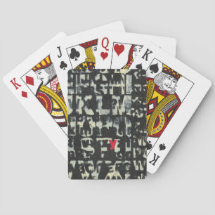 Jeu De Cartes Tableau alphabétique de Norman Wyatt